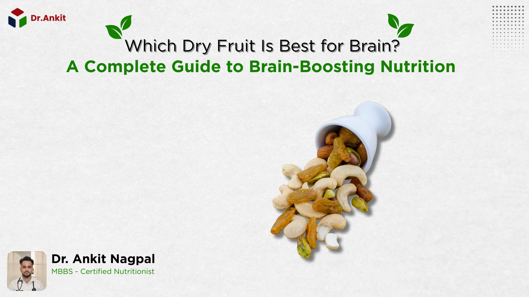 Find out which dry fruit is best for brain function, memory enhancement, and long-term cognitive health through daily nutrition.